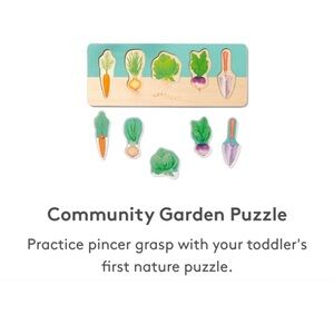 EUC - Lovevery Community Garden Puzzle
